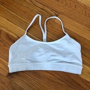 Lululemon Size 8 White Sports Bra